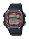 Casio Standard Collection Digital Watch Battery with Rubber Strap Red/Black