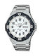 Casio Men's Watch 47mm Battery with Silver Metal Bracelet