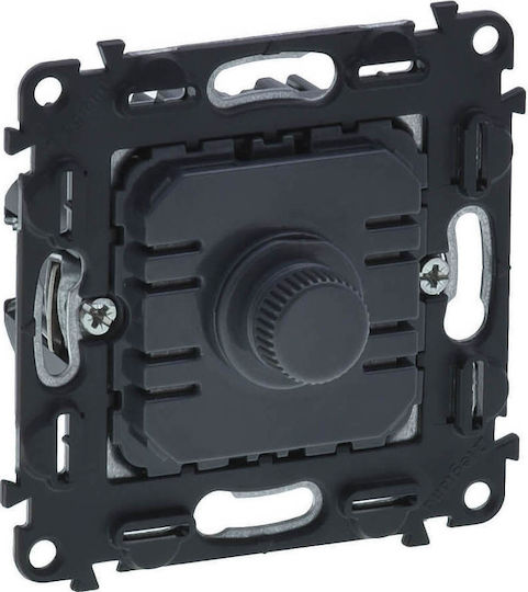 Legrand Valena In'Matic Recessed Mechanism for Dimmer Switch Classic Rotary 300W in Black Color