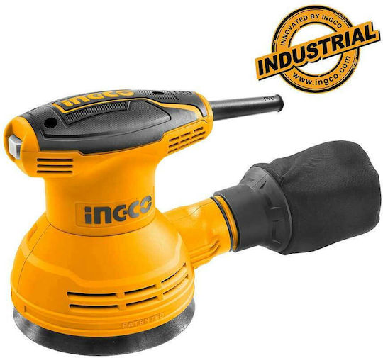 Ingco RS3208 Έκκεντρο Τριβείο Χούφτας 125mm Ρεύματος 320W με Σύστημα Αναρρόφησης