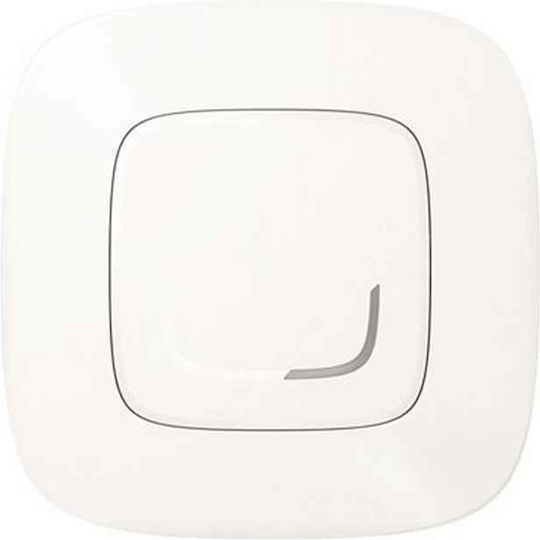 Legrand Valena Allure Netatmo Comutator Încastrat Dimmer cu Rama Clasic Buton 300W în Culoare Albă