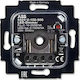 Abb Recessed LED Dimmer Switch Mechanism Rotary 100W Black