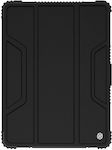 Nillkin Bumper Leather Cover Klappdeckel Kunststoff Stoßfest Schwarz (iPad 2019/2020/2021 10.2'') EDA00181101A