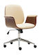 Stuhl Büro mit Armen Beige vidaXL