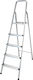 Vasomichaniki Ladder Aluminum with 4+1 Steps