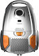 Heinner HVC-MGRY1400 Vacuum Cleaner 700W Bagged 3lt Silver
