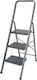 Vasomichaniki Step Ladder Aluminum 3 Stair 75cm