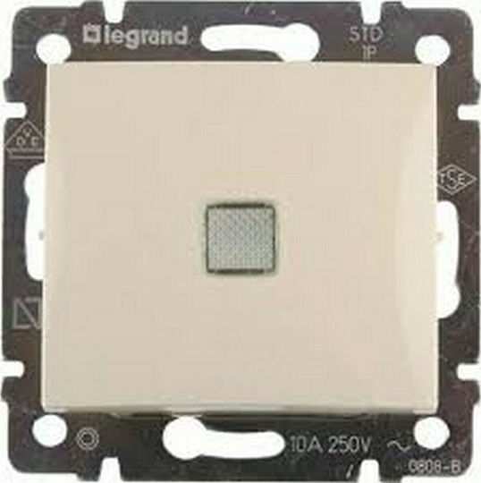 Legrand Valena 10 Comutator De Perete Încastrat Simplu Fără Ramă Ivoire