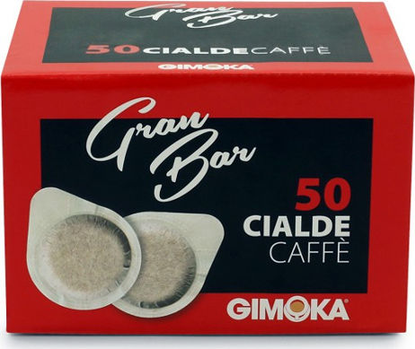 Gimoka Capsules Espresso Gran Bar Compatible with Machine E.S.E. Pod 50caps,tobolek