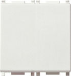 Vimar Plana Recessed Electrical Commands Wall Switch no Frame Basic Medium Aller Retour Illuminated White