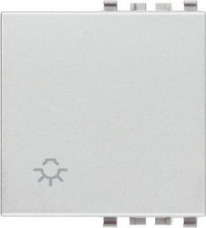 Vimar Eikon Next Power Socket Front in Silver Color 20022.L.N