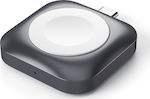 Satechi USB-C Magnetic Charging Dock Ladegerät für Apple Watch Schwarzς