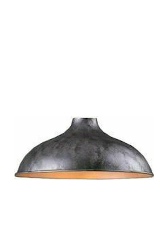 Eurolamp Σύρος Κωνικό Καπέλο Φωτιστικού Μαύρο με Διάμετρο 36cm
