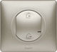 Legrand Celiane 06487 Wall-mounted Electrical Wall Switch Single with Silver Frame