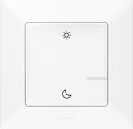 Legrand Valena Life 89 External Electrical Lighting Wall Switch with Frame Basic Illuminated White