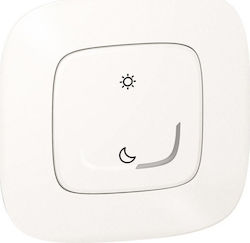 Legrand Valena Allure 89 External Electrical Lighting Wall Switch with Frame Basic Illuminated White