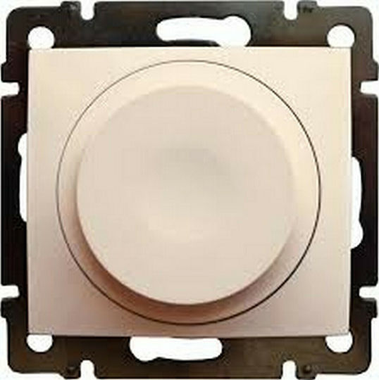 Legrand Valena Recessed LED Front Dimmer Switch Rotary 300W Beige 774163