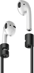 Elago Anti-Lost Strap in Black color for Apple AirPods 1 / AirPods 2