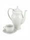 WM Collection Athens Tea Set with Cup Porcelain White 1350ml 9pcs