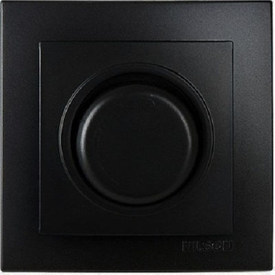 Geyer Recessed LED Front Dimmer Switch Rotary Black