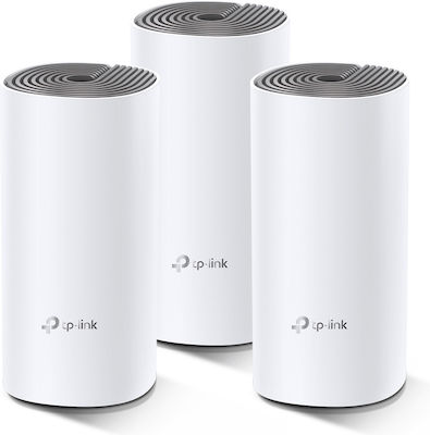 TP-LINK Deco E4 WiFi Mesh Network Access Point Wi‑Fi 5 Dual Band (2.4 & 5GHz) Triple KIt