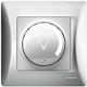 Lineme Recessed LED Front Dimmer Switch Rotary 200W Silver 50-00111-5
