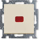 Abb Basic55 Recessed Wall Switch One-Way Withou...
