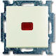 Abb Basic55 Recessed Wall Switch Single Without...
