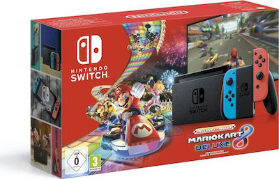 Nintendo Schalter 32GB Switch (2019 Edition) Mario Kart 8 Deluxe (Offizielles Paket)