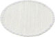 Inart Placemats Rotund Tesatura Alb 35cm 6buc