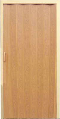 Πόρτα Εσωτερική Φυσαρμόνικα PVC 175401.0005 Δρυς 81x220cm