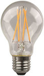 Eurolamp LED Lampen für Fassung E27 und Form A60 Warmes Weiß 806lm 1Stück