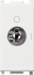 Vimar Plana Recessed Electrical Commands Wall Switch no Frame Basic White