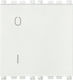 Vimar Vimar Recessed Wall Switch Basic Commands One-Way Without Frame White
