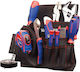 WorkPro Fabric Tool Belt Case with 9 Compartments