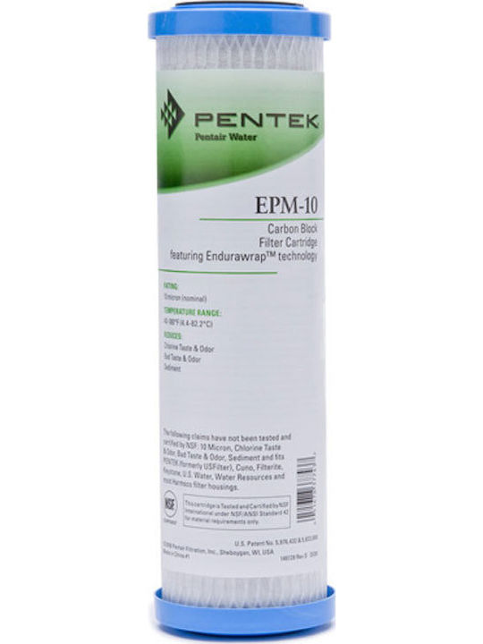 Pentair Countertop and Under Sink Water Filter Replacement made of Activated Carbon 10" EPM-10 10 μm