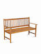 FDZN 4006-T Bancă Exterior Lemnos cu Perne 150x61x90cm