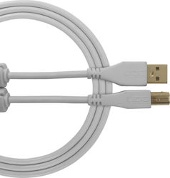UDG USB 2.0 Кабел USB-A мъжки - USB-B мъжки Бял...