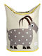3 Sprouts Детска кошница за играчки Goat Сив 50x29x57см 1бр