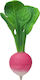 Oli&Carol Ramona the Radish Teething Ring Made of Rubber for 3 m+