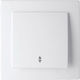 Geyer Nilson Recessed Wall Switch One-Way with Frame Aller Retour White