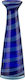 WM Collection Decorative Vase Blue 13x32cm