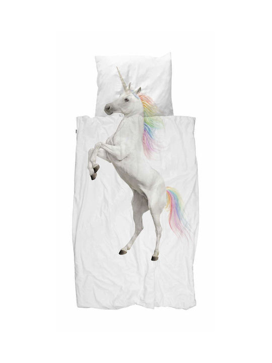 Snurk Unicorn Set Kids Duvet Cover Single with ...