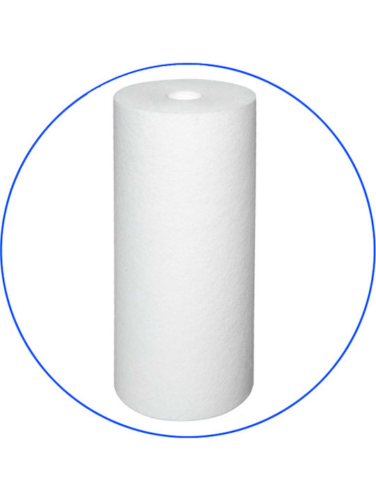Aqua Filter Water Filter Replacement Central Water Filtration System made of Polypropylene 10" Big-Blue FCPS1M10B 1 μm