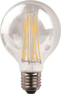 Eurolamp LED-Glühbirnen für Sockel E27 und Form G95 Warmes Weiß 1600lm Dimmbar 1Stück
