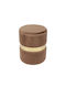 Stool For Living Room Upholstered with Fabric Tommy Brown Velure 35x35x43cm