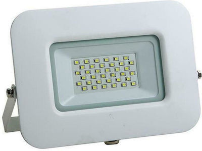 Eurolamp Στεγανός Προβολέας LED 30W Θερμό Λευκό 3000K IP65