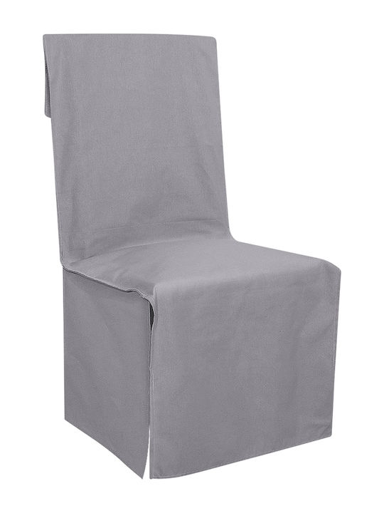 Lino Home Ελαστικό Κάλυμμα Καρέκλας Mykonos Light Grey