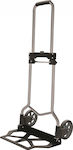 Express Transport Trolley Foldable for Weight Load up to 90kg Black 631421