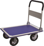 Express Platform Trolley Foldable for Weight Load up to 350kg Blue